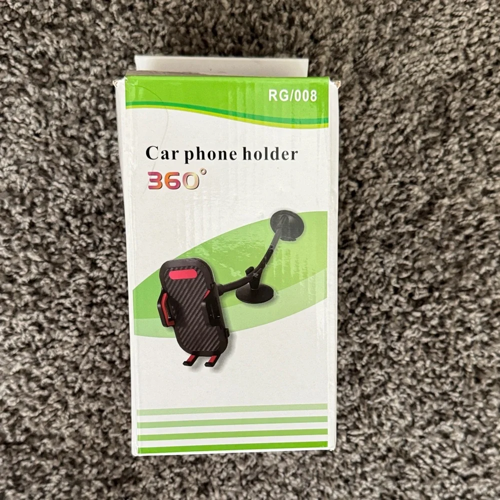 360 Car Phone Holder - Black and Red BN